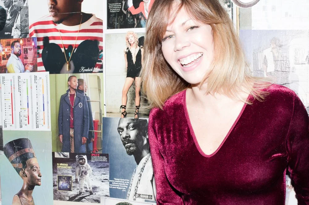Karina Palmer during her New York music and television work