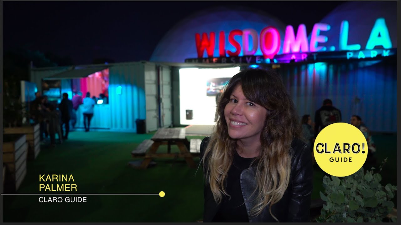 Karina Palmer on a Univision 34 Los Angeles segment at Wisdome LA
